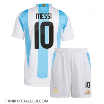 Argentina Lionel Messi #10 Echipament de Fotbal Replică Copa America 2024 Copii Acasa (+ Șorturi)